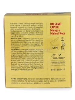 Balsamo Solido Capelli - Mango e Mallo di Noce