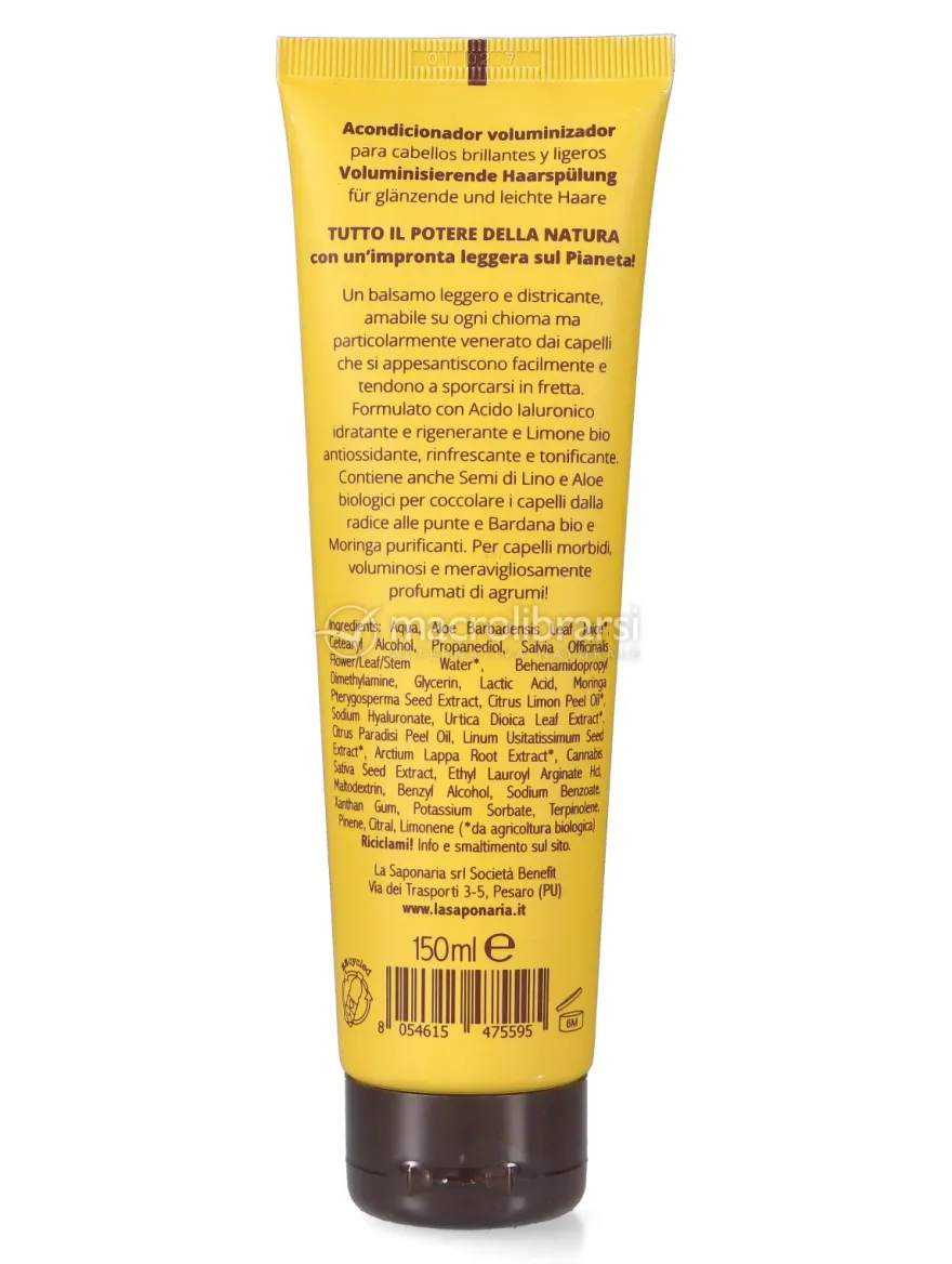 Balsamo Volumizzante - Limone Bio e Ialuronico