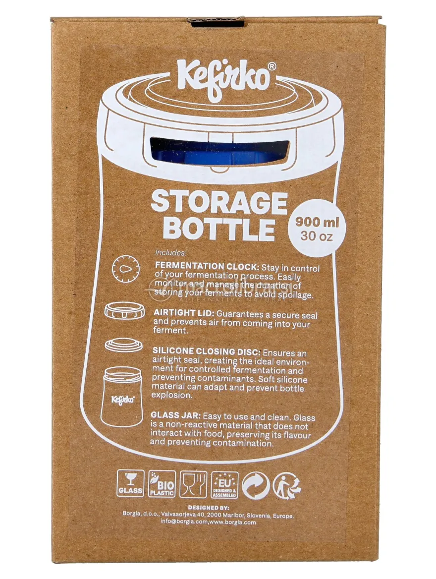 Barattolo Conservazione - Azzurro 900 ml