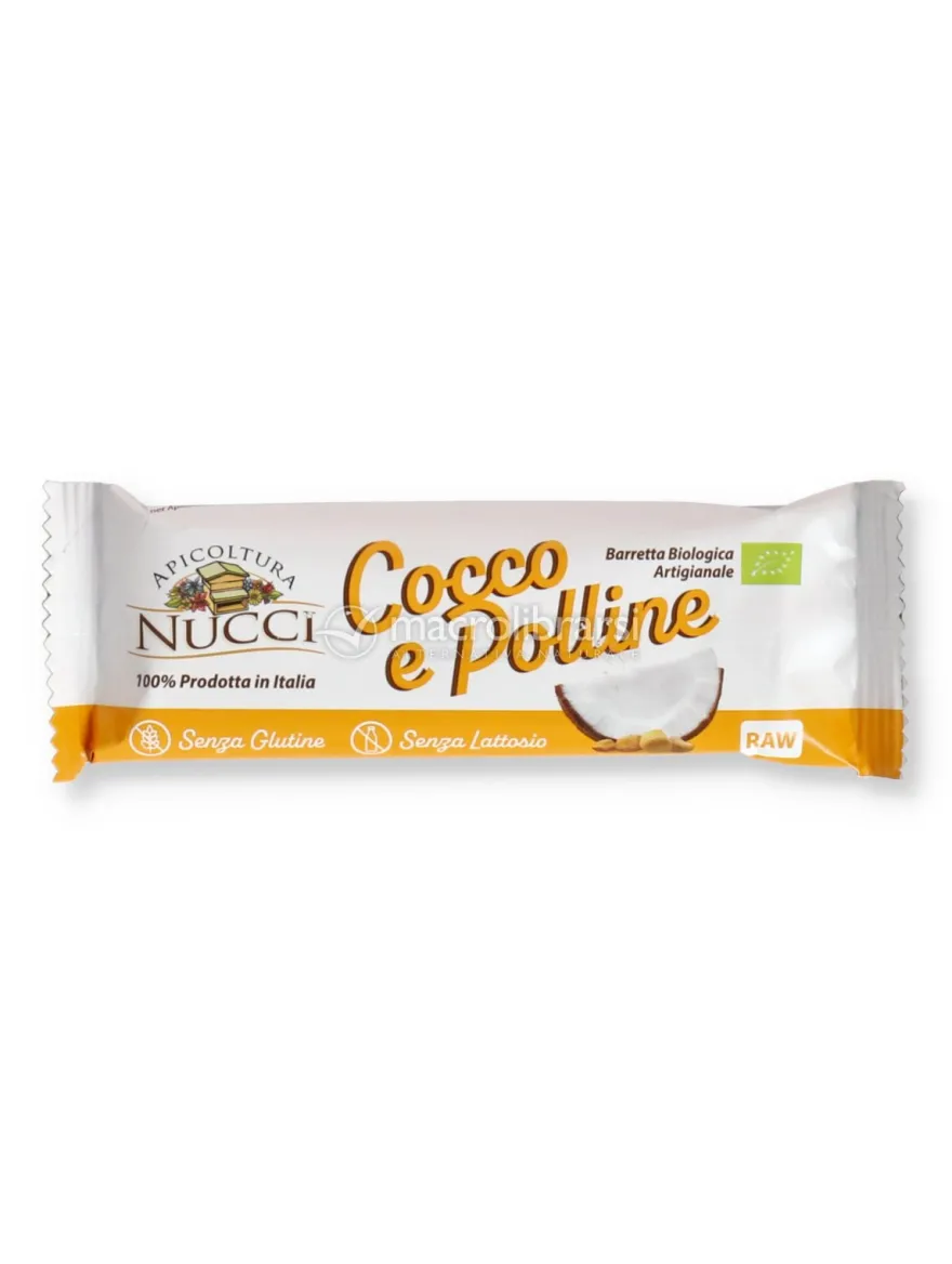 Barretta Cocco e Polline Bio Raw