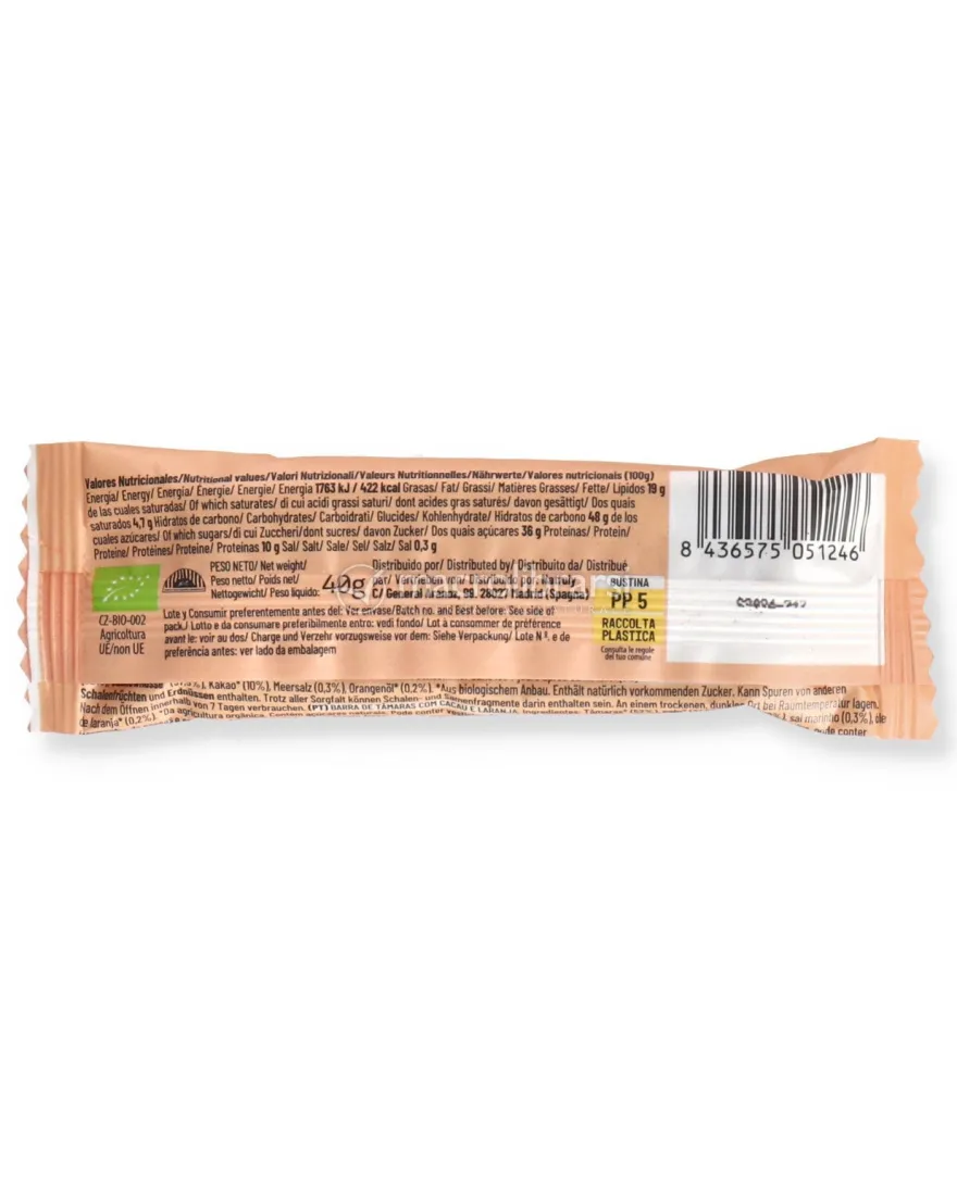 Barretta Raw Cacao e Arancia Bio - Natruly