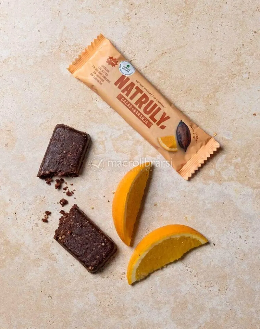 Barretta Raw Cacao e Arancia Bio - Natruly