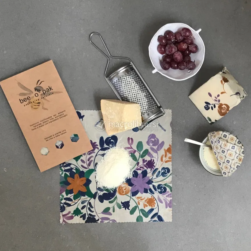 Beeopak Multi Pak - Packaging con Cera d'Api per Conservare il Cibo