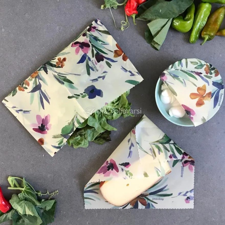 Beeopak Multi Pak - Packaging con Cera d'Api per Conservare il Cibo