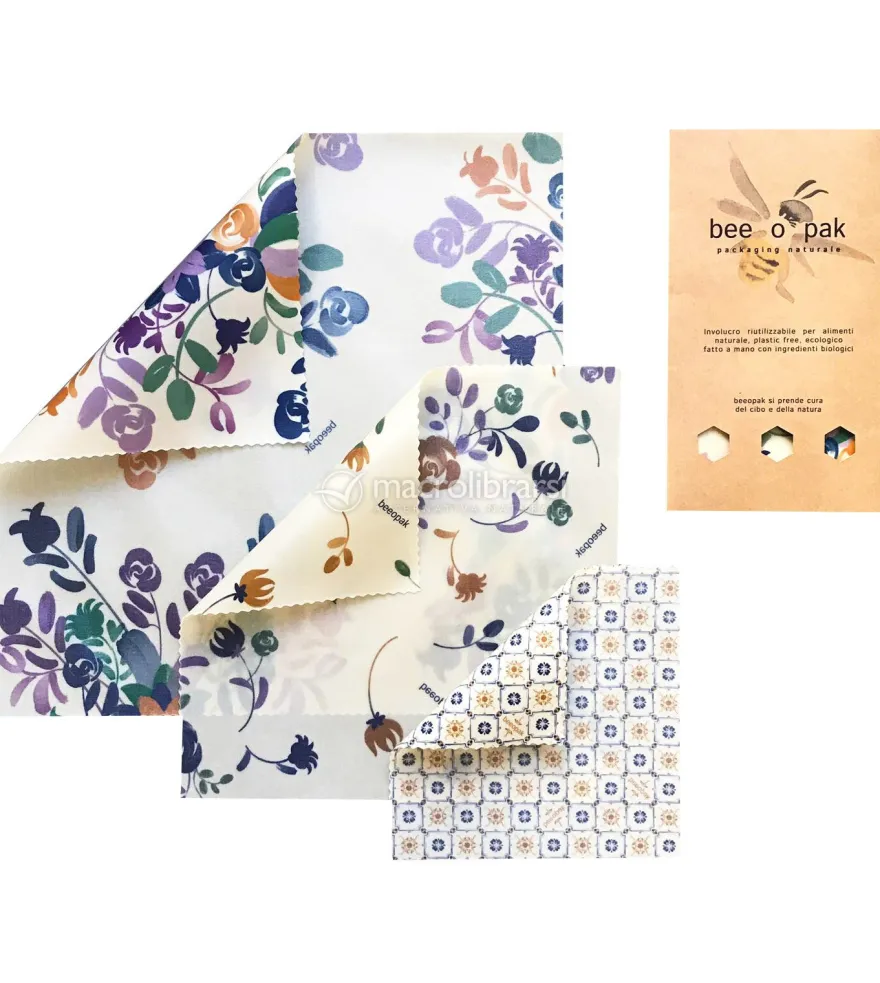Beeopak Multi Pak - Packaging con Cera d'Api per Conservare il Cibo