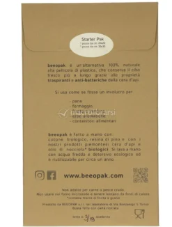 Beeopak Pak - Packaging con Cera d'Api per Conservare il Cibo - Medium Pak