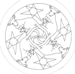 Bellissimi Mandala 1 - Rosso