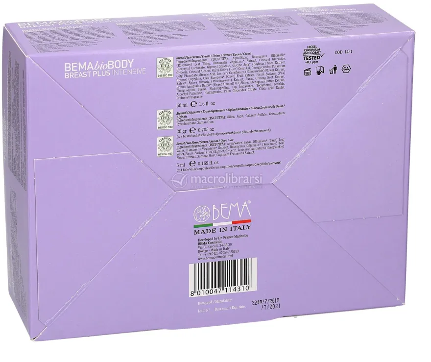 Bema Bio Body - Breast Plus Intensive - Kit