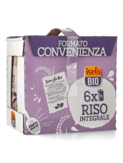 Bevanda di Riso Integrale - Formato Risparmio - 6 x 1 l