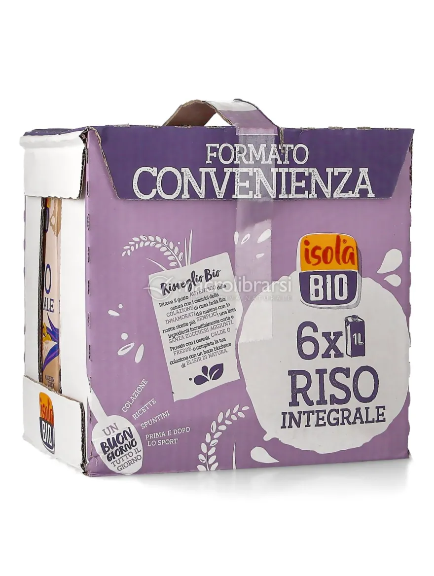 Bevanda di Riso Integrale - Formato Risparmio - 6 x 1 l