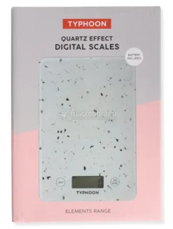 Bilancia Digitale - Effetto Quarzo Bianco