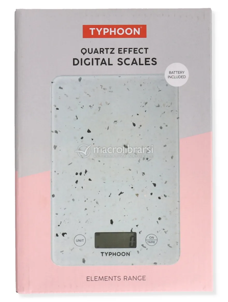 Bilancia Digitale - Effetto Quarzo Bianco