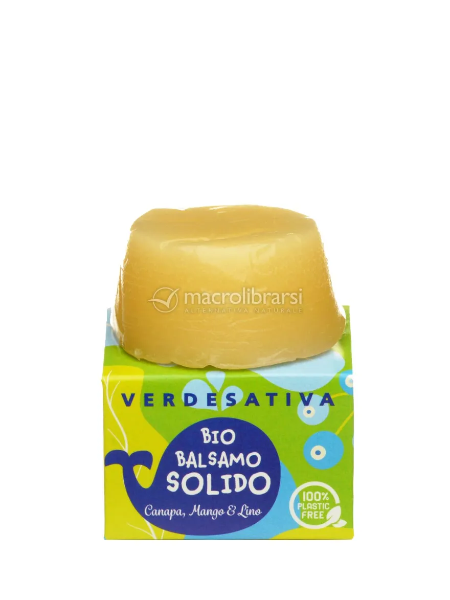 Bio Balsamo Solido - Canapa, Mango e Lino