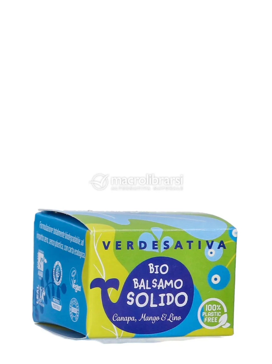 Bio Balsamo Solido - Canapa, Mango e Lino