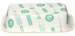BioContenitori Natural in Carta senza Coperchio - 2/3 Porzioni - 3 Contenitori