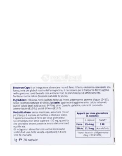 Biodoron Caps - Integratore Alimentare Ricco di Ferro e Silicio