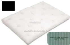 Bio Futon Cotone Nero 120 x 190 cm