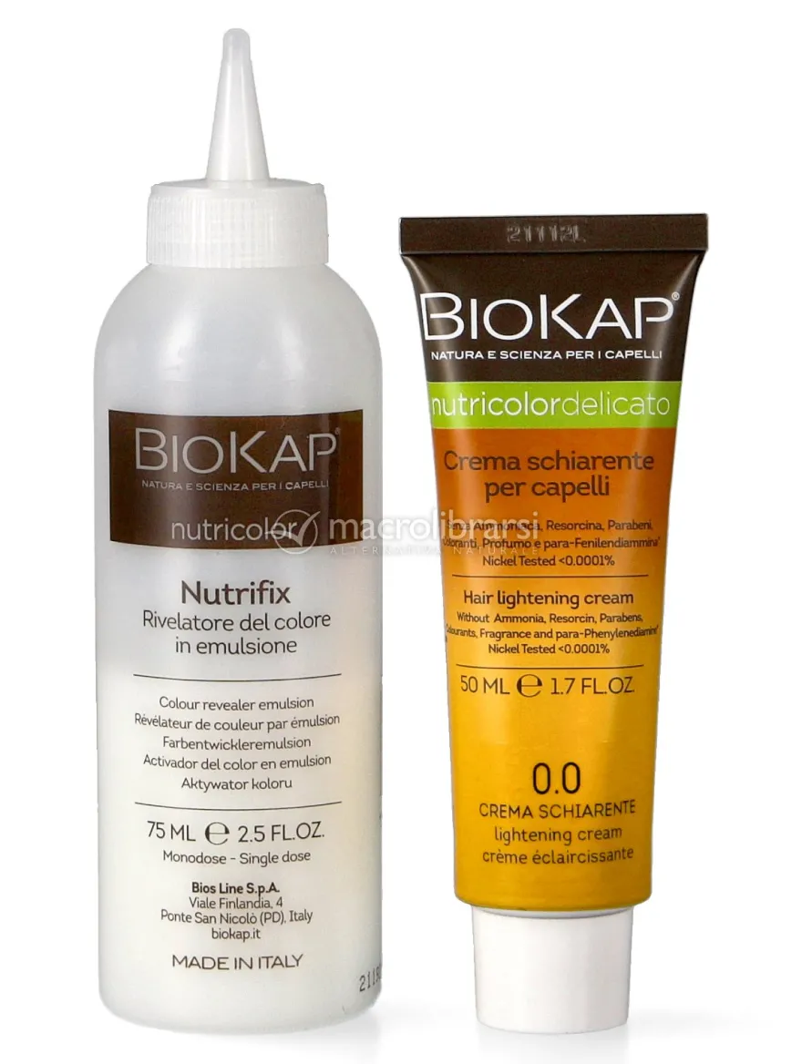 Biokap Nutricolor Delicato - 0.0 Crema Schiarente per Capelli