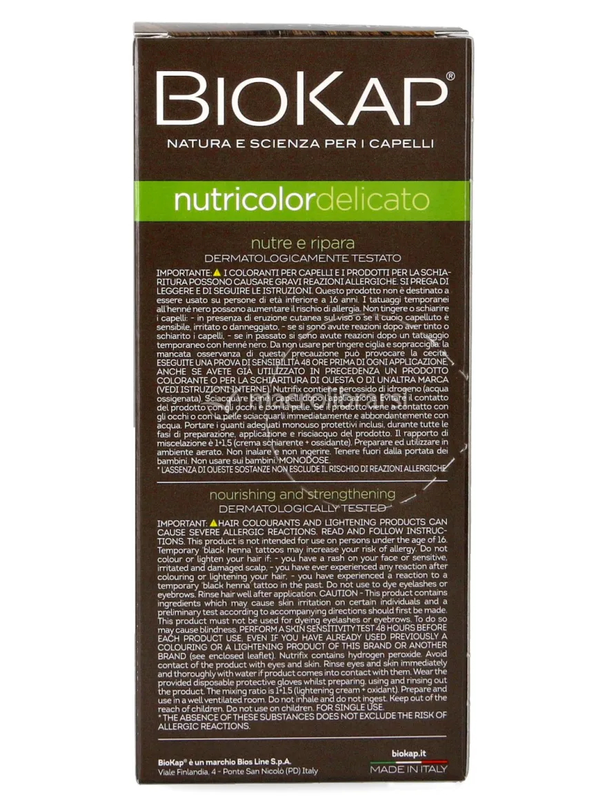 Biokap Nutricolor Delicato - 0.0 Crema Schiarente per Capelli