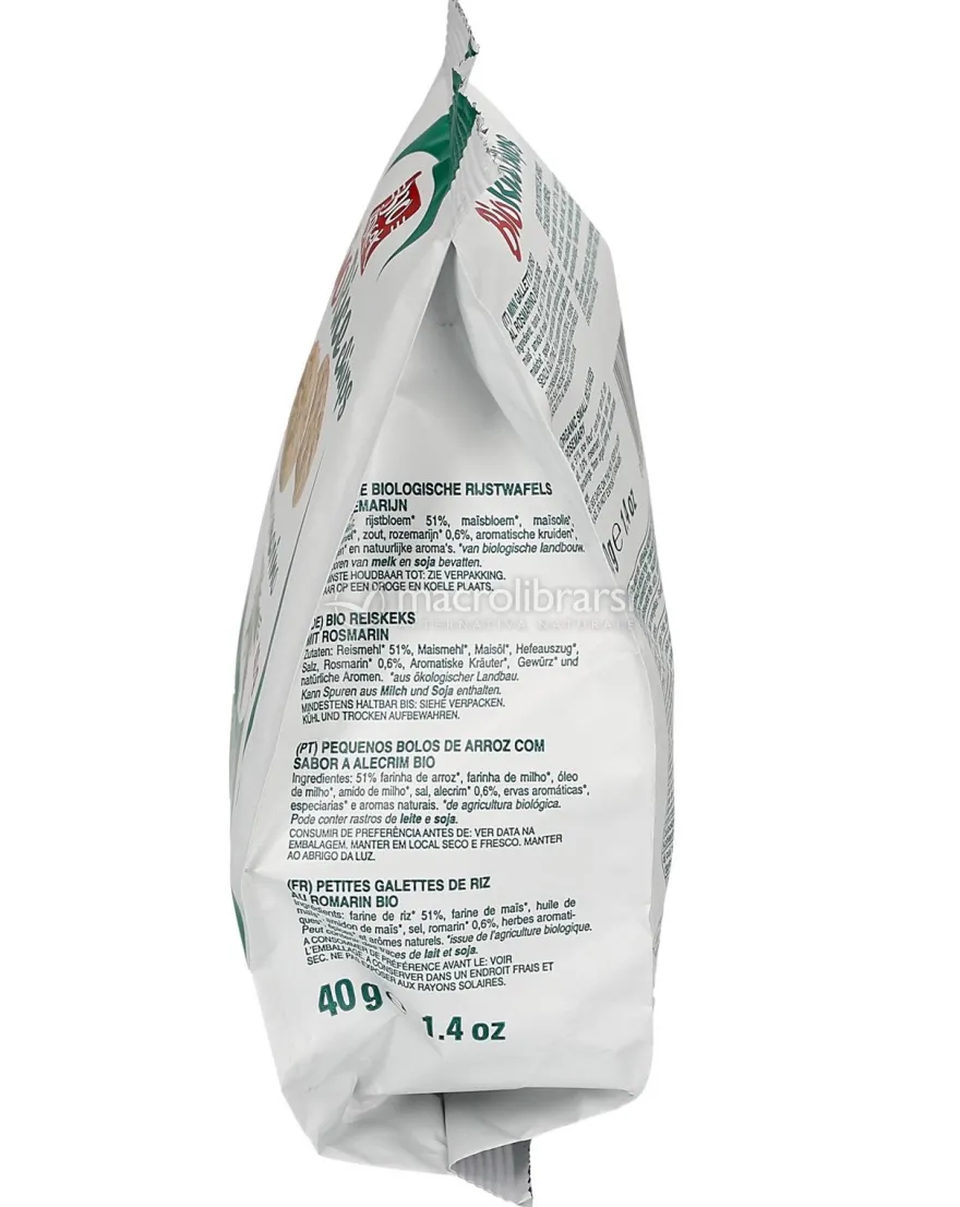 Bio Rice Chips Rosmarino - Snack di Riso