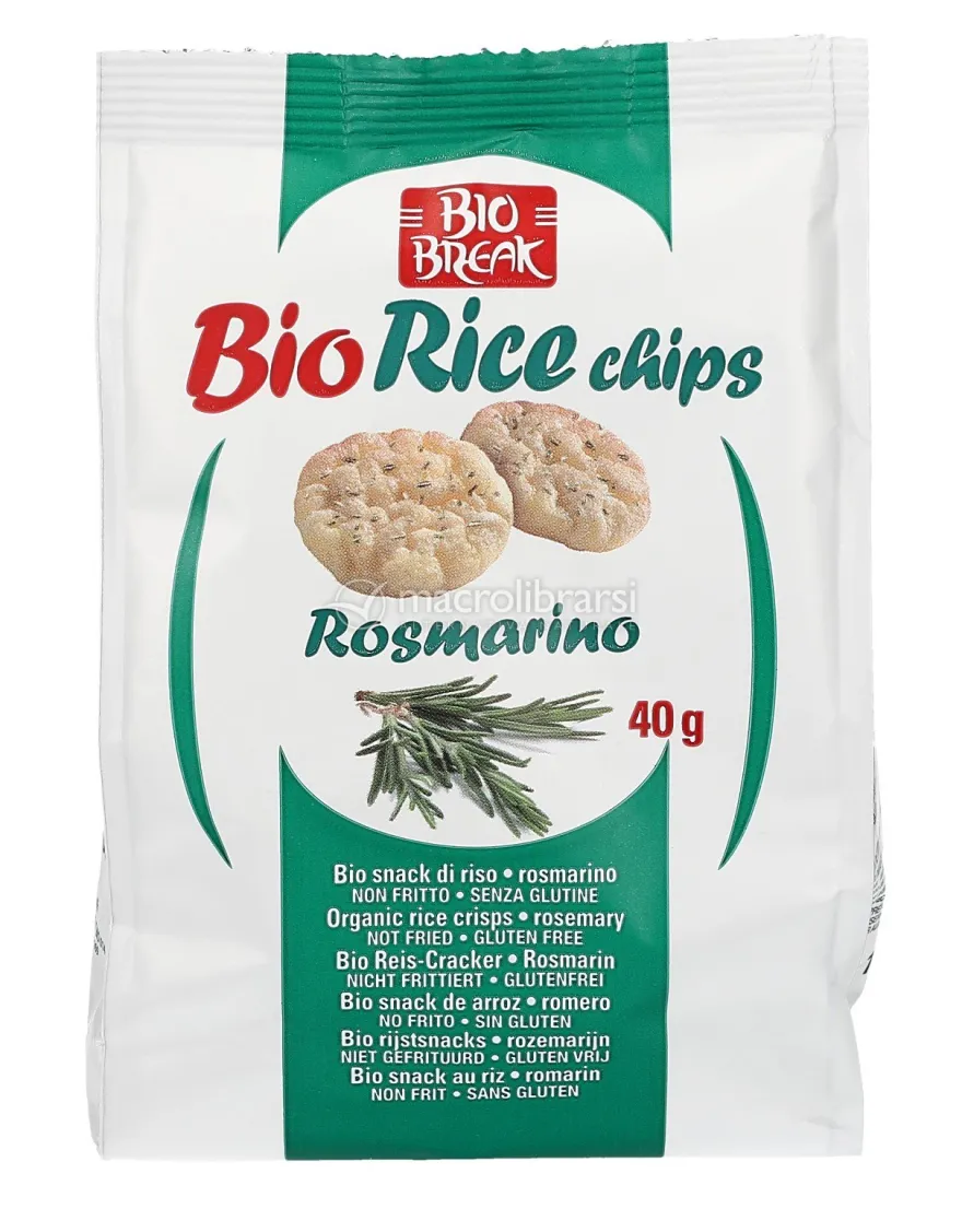 Bio Rice Chips Rosmarino - Snack di Riso
