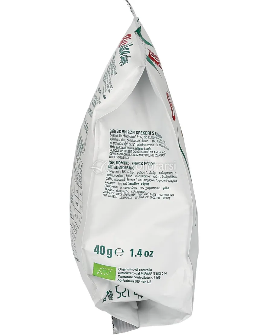 Bio Rice Chips Rosmarino - Snack di Riso