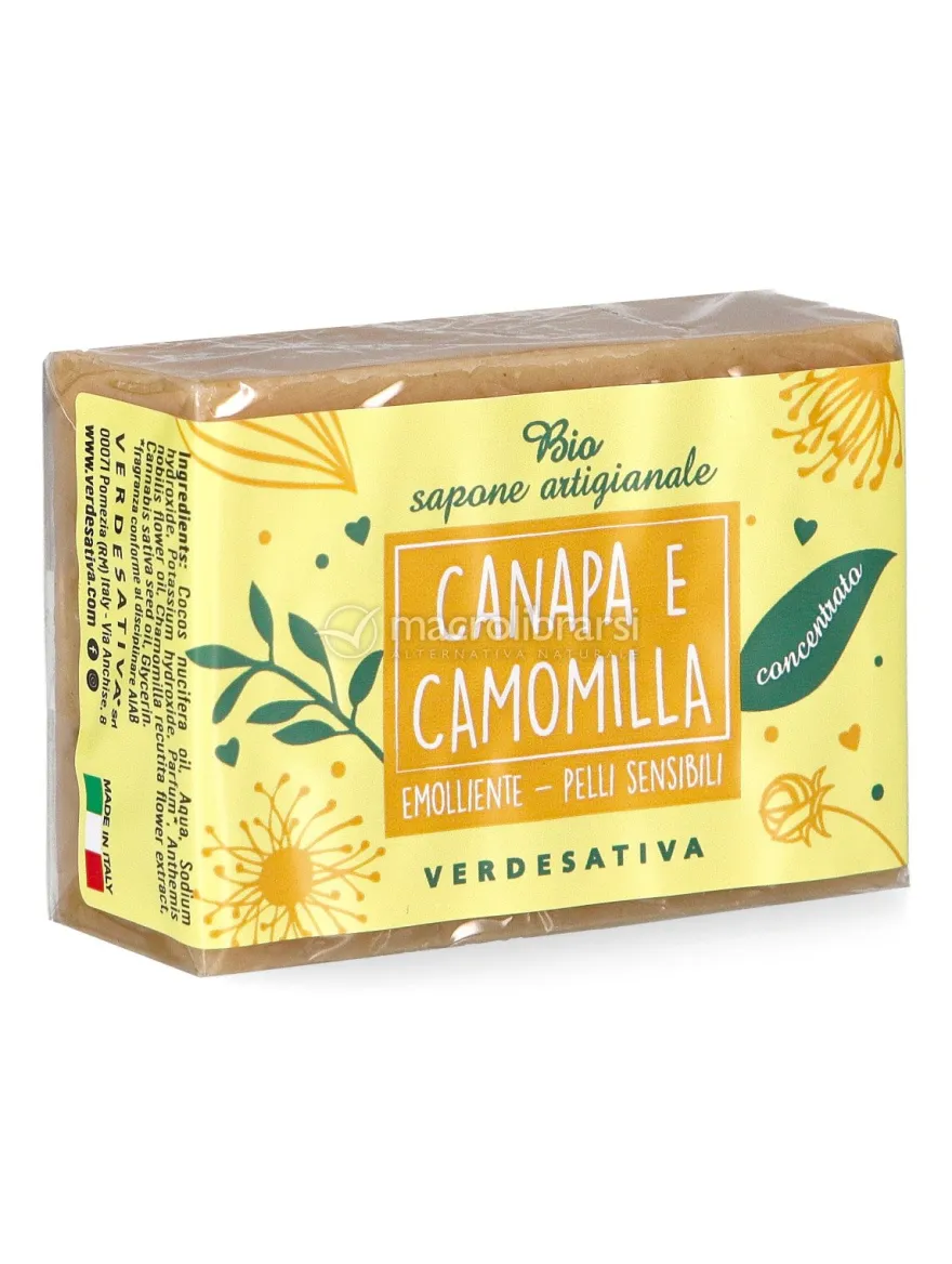 Bio Sapone Artigianale Canapa e Camomilla