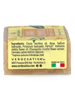 Bio Sapone Artigianale Canapa e Camomilla