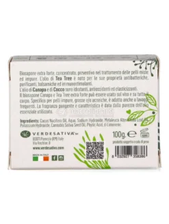 Bio Sapone Artigianale Canapa e Tea Tree