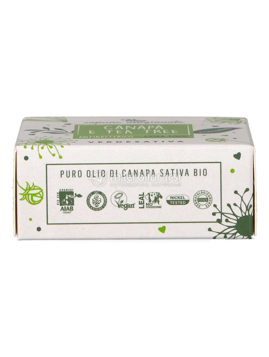 Bio Sapone Artigianale Canapa e Tea Tree