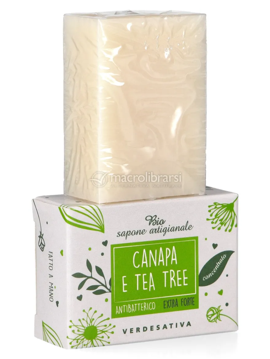 Bio Sapone Artigianale Canapa e Tea Tree