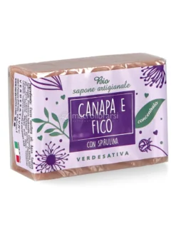 Bio Sapone Artigianale Canapa, Fico e Spirulina