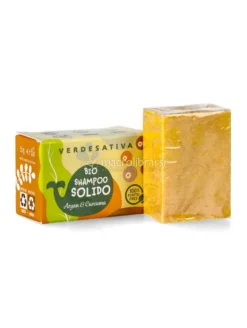 Bio Shampoo Solido Stimolante - Canapa, Argan e Curcuma