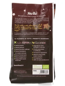 Biscotti al Cacao e Gocce di Cioccolato Bio 