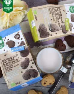 Biscotti Bis-free Dark con Gocce di Cioccolato Bio