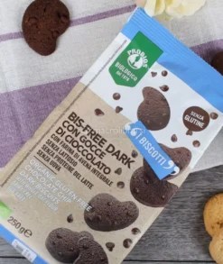 Biscotti Bis-free Dark con Gocce di Cioccolato Bio