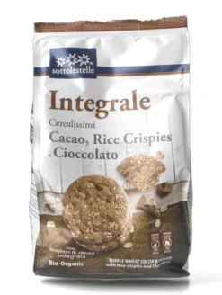 Biscotti "Cerealissimi" Integrali con Cacao Rice Crispies e Cioccolato