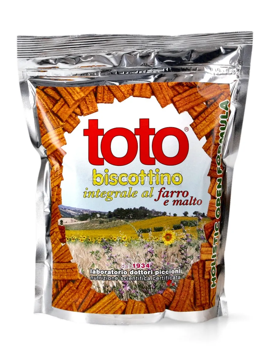 Biscottino Integrale al Farro e Malto per Cani