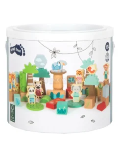 Blocchi in Legno da Costruzione "Jungle Friends"