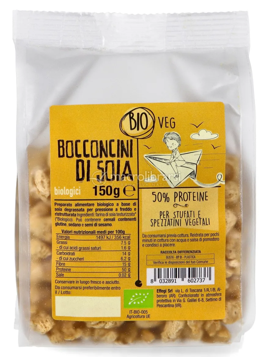 Bocconcini di Soia Biologici