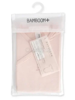 Body a Mezza Manica Bimba con Apertura Davanti - Rosa - 0/1m