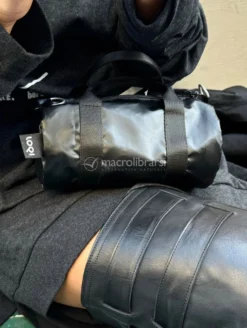 Borsa a Tracolla Nera - Metallic Piccola