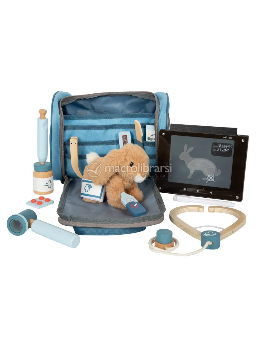 Borsa del Veterinario con Coniglio in Peluche