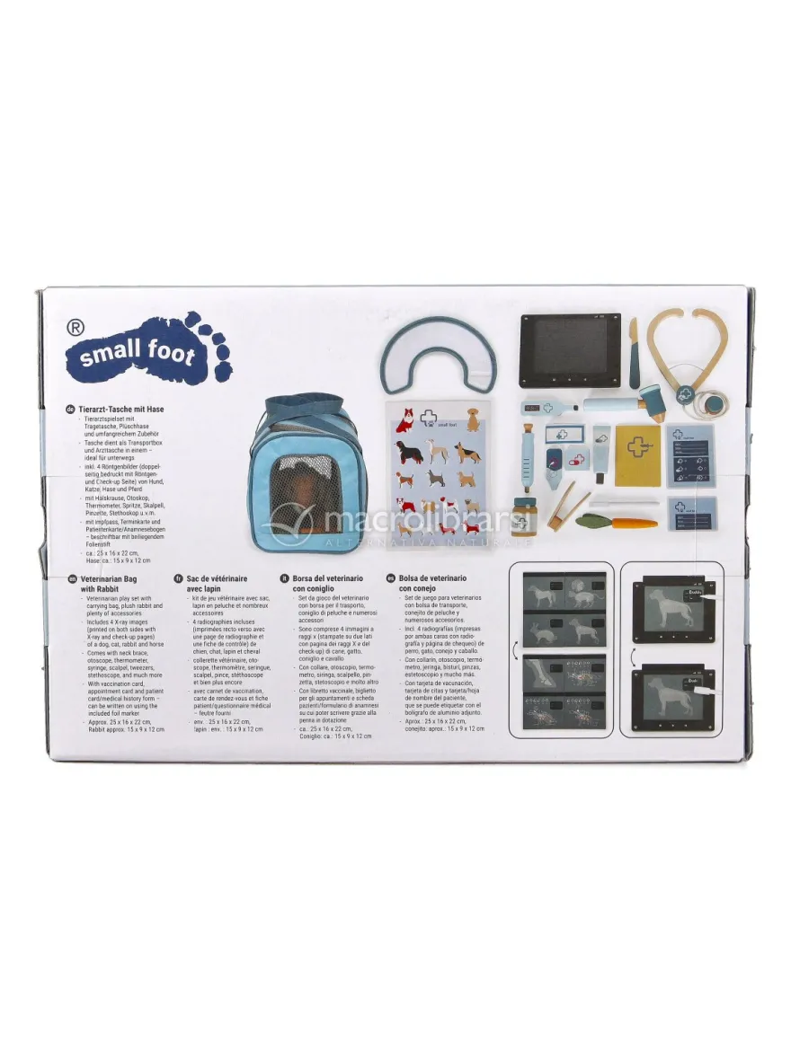 Borsa del Veterinario con Coniglio in Peluche