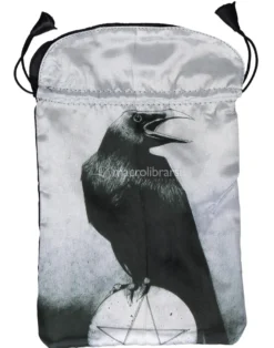 Borsetta per Tarocchi in Raso - Murder of Crows