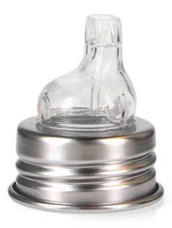 Bottiglia in Acciaio con Beccuccio in Silicone - 325 ml - Rosa