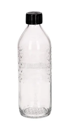 Bottiglia in Vetro "Fiore della Vita" EMIL 0,4l