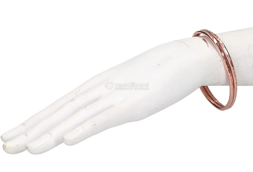 Bracciale Artigianale "Lydia" in Rame Battuto