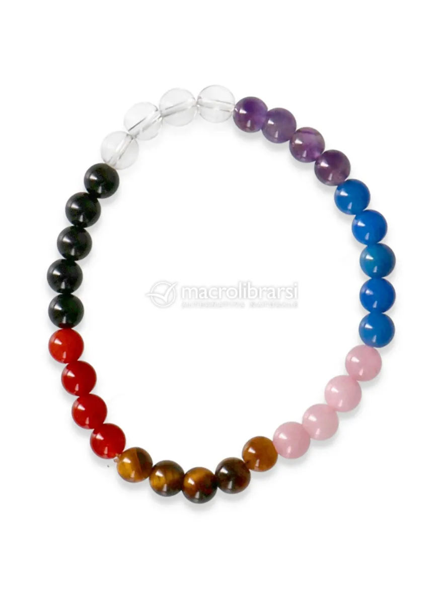 Bracciale 7 Chakra - 4/5 Pietre per Chakra