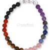 Bracciale con Pietre Burattate - 7 Chakra